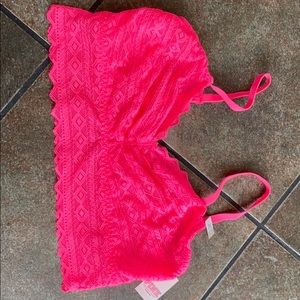 Pink bralette